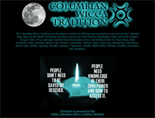 Tablet Screenshot of columbianwicca.org